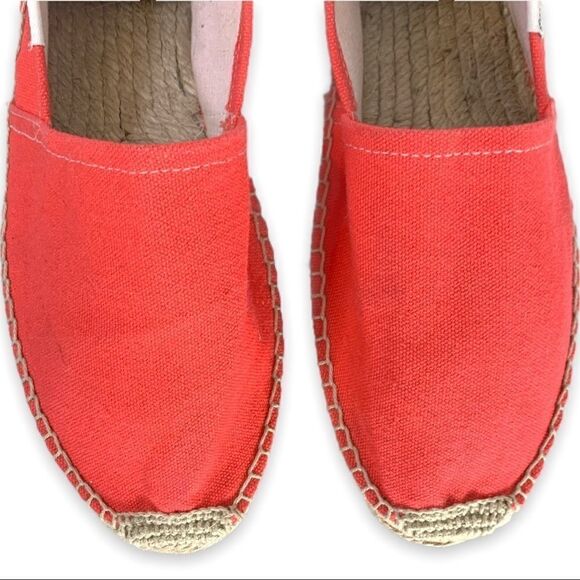 Soludos Neon Orange Espadrilles - Picture 5 of 8